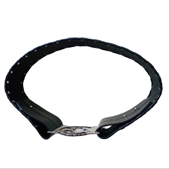 ST. JOHN $800 Concho Western Leather Belt RARE main image 6